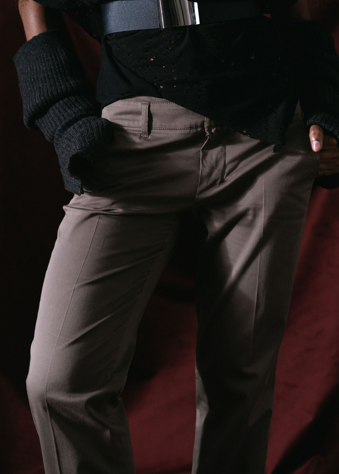 pantalon cafe 