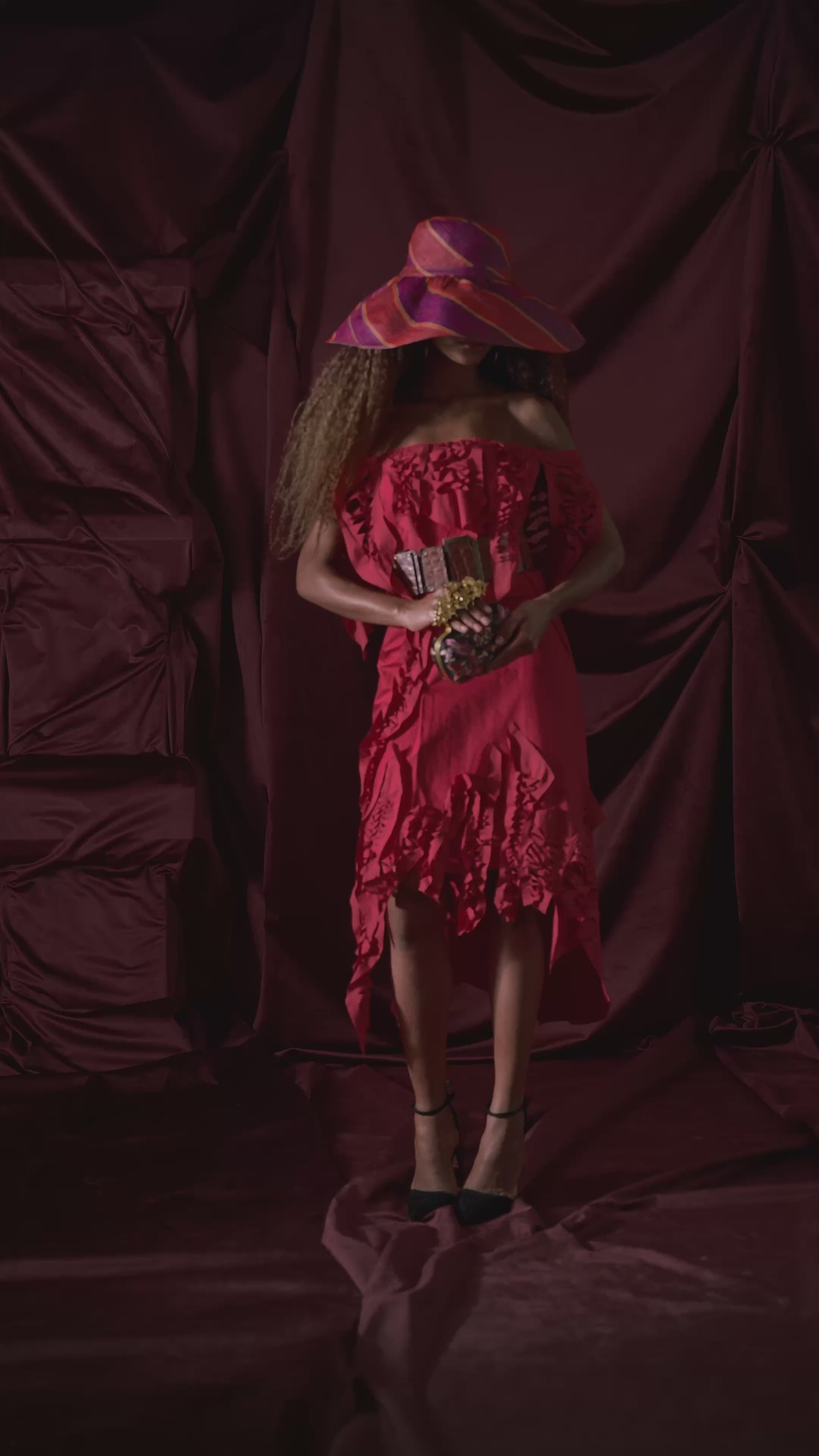 look coctel vestido rojo 